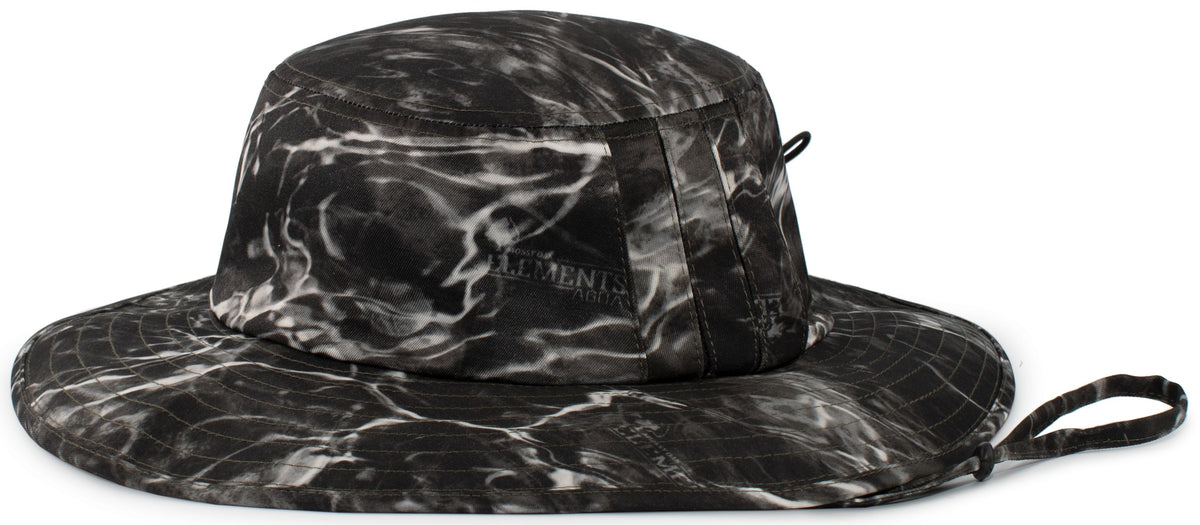 Pacific Headwear Active Sport Mossy Oak Camo Boonie - ELEMENTS AGUA BLACKTIP