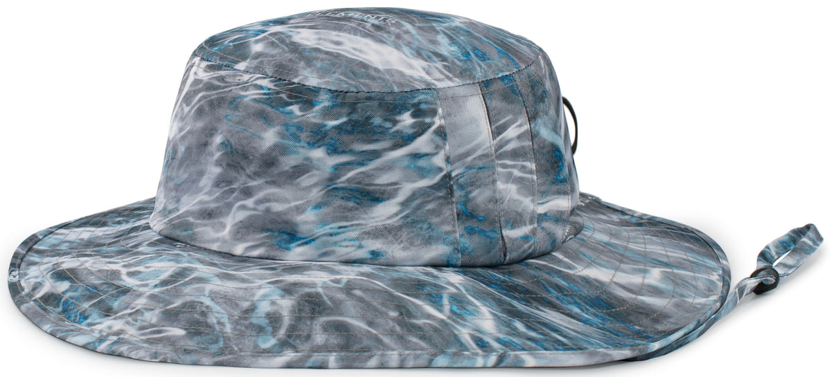 Pacific Headwear Active Sport Mossy Oak Camo Boonie - ELEMENTS AGUA STEELHEAD