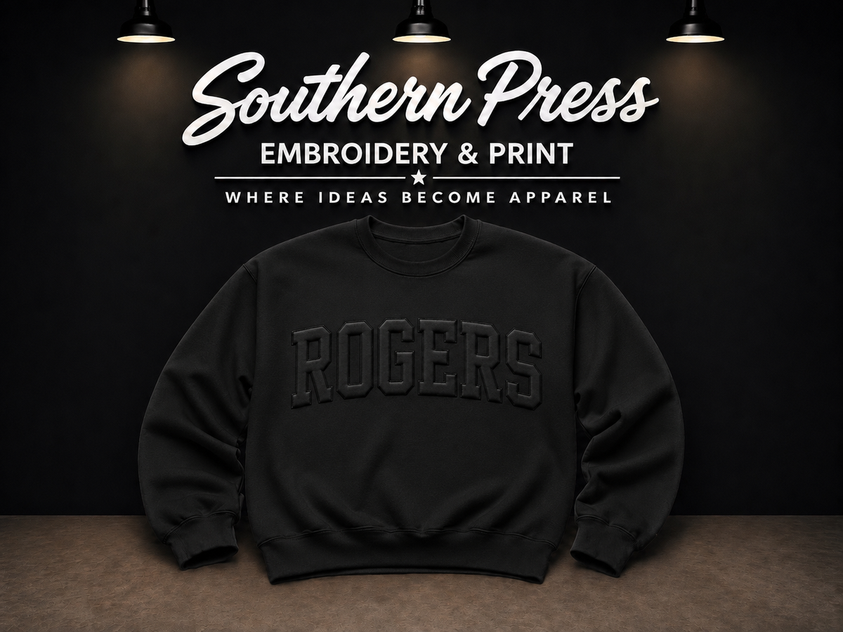 Embossed Sweatshirts - Black