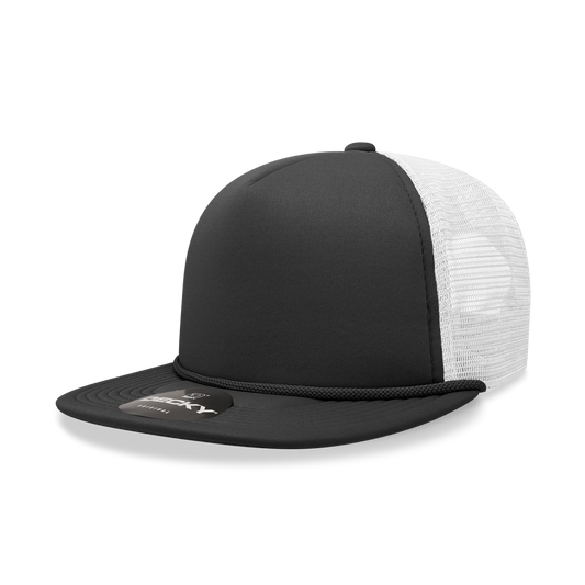 5 Panel High Profile Structured Foam Trucker