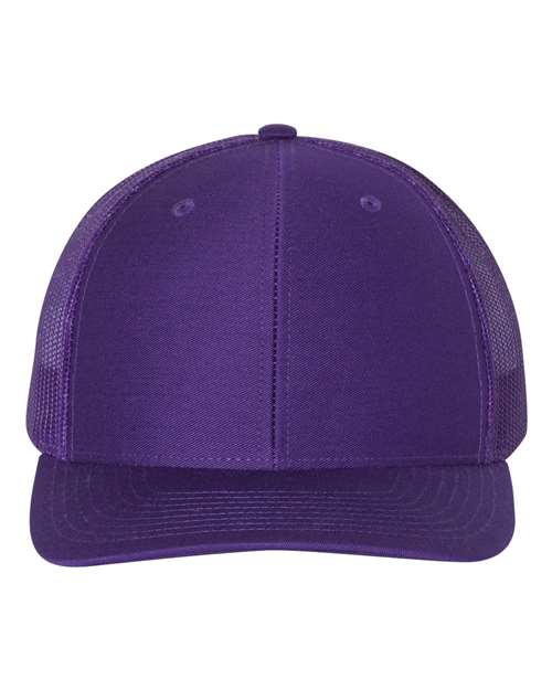 Richardson 112 Snapback Trucker Cap - Purple