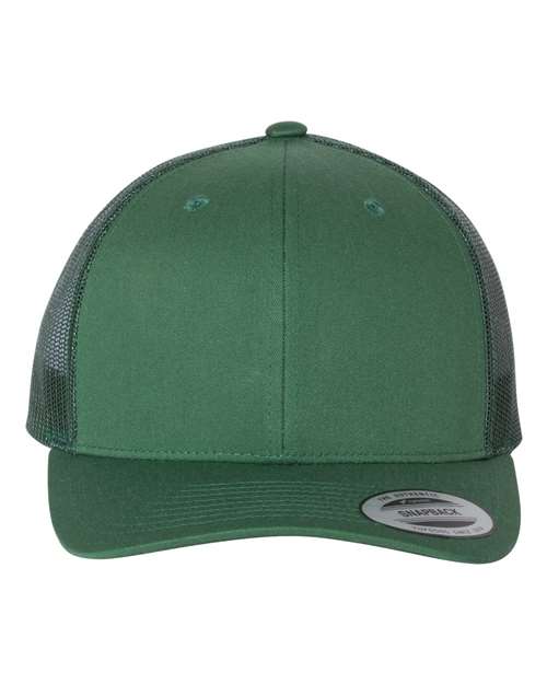 YP Classics Retro Trucker Cap - Evergreen