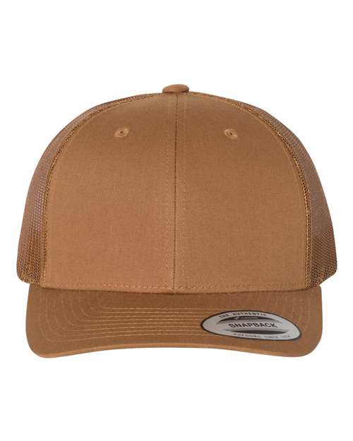 YP Classics Retro Trucker Cap - Caramel