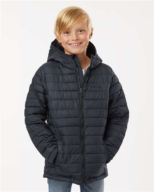 Columbia Black / XS Youth Powder Lite™ II Hooded Jacket
