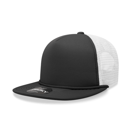 5 Panel High Profile Structured Foam Trucker