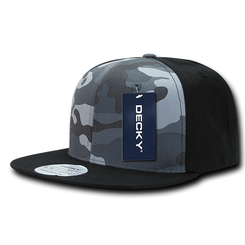 6 Panel High Profile Structured Camo Snapback