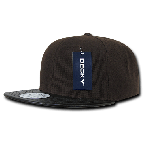 6 Panel High Profile Structured Vinyl Snapback
