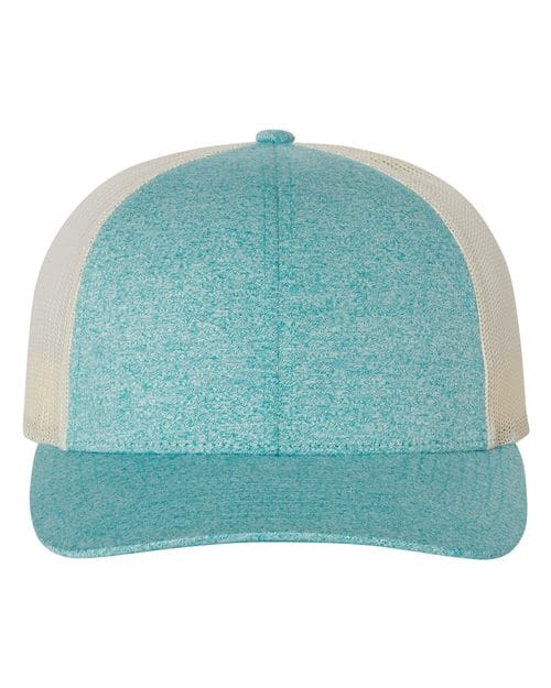 Richardson Red Heather/ Birch / Adjustable Richardson 115CH Low Pro Heather Trucker Cap