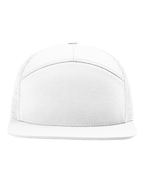 Richardson White / Adjustable Richardson 168 Seven-Panel Trucker Cap