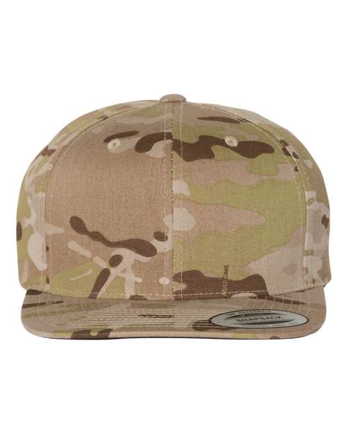 YP Classics Multicam Arid / Adjustable Premium Flat Bill Snapback Cap