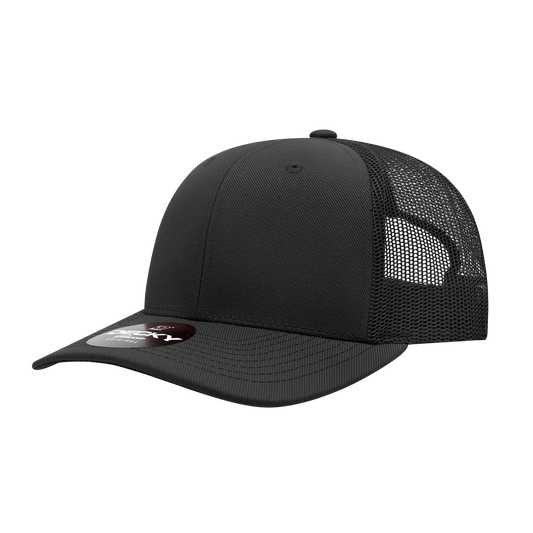 6 Panel Mid Profile Structured Acrylic/Polyester Trucker
