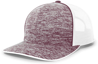 Aggressive Heather Trucker Snapback Cap