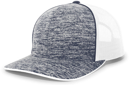 Aggressive Heather Trucker Snapback Cap