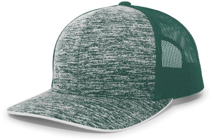 Aggressive Heather Trucker Snapback Cap