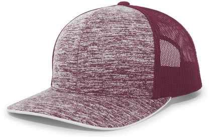 Aggressive Heather Trucker Snapback Cap