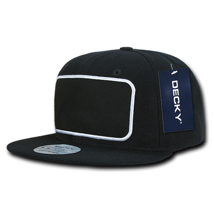 6 Panel High Profile Structured Patch Snapback
