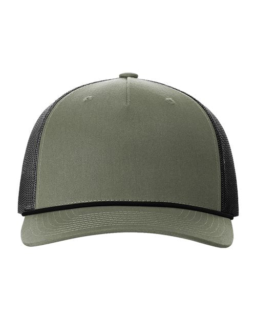 Richardson 112 FPR Five-Panel Trucker with Rope Cap
