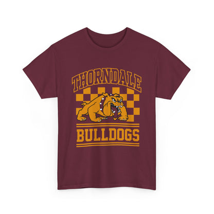 Thorndale Bulldogs Adult T-Shirt — Vintage Mascot School Spirit Tee