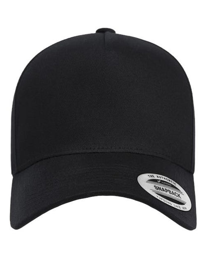 Retro Cotton Blend Snapback Cap
