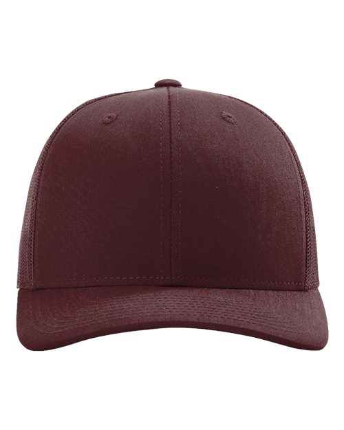 Snapback Trucker Cap - Maroon