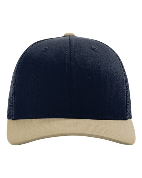 Snapback Trucker Cap - Navy/ Khaki CMB