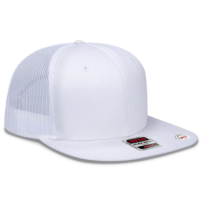 OTTO CAP® OTTO SNAP 6 Panel Pro Style Mesh Back Trucker Snapback Hat