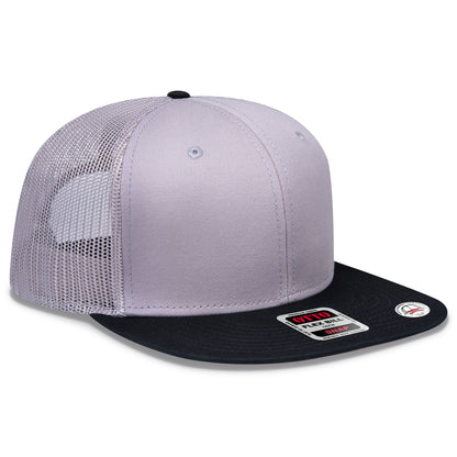 OTTO CAP® OTTO SNAP 6 Panel Pro Style Mesh Back Trucker Snapback Hat