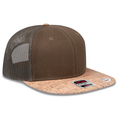 OTTO CAP® OTTO SNAP 6 Panel Pro Style Mesh Back Trucker Snapback Hat