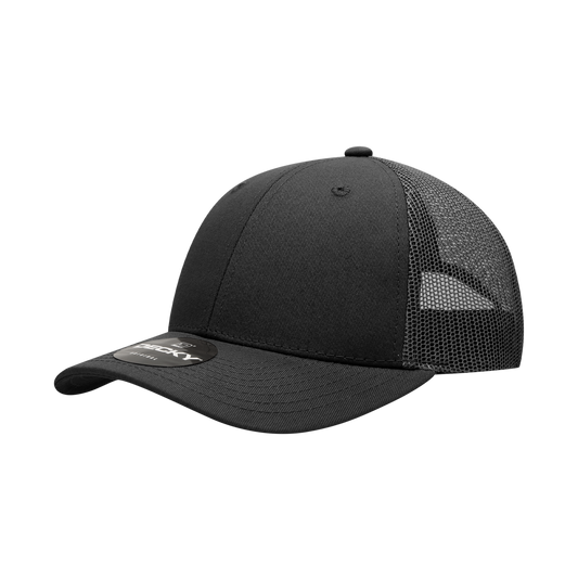 6 Panel Low Profile Structured Cotton Trucker