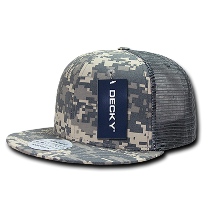 6 Panel High Profile Structured Ripstop Trucker