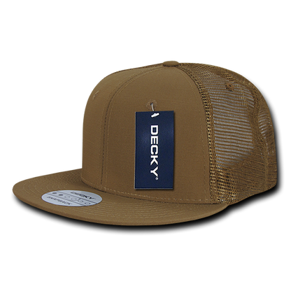 6 Panel High Profile Structured Ripstop Trucker