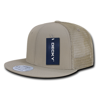 6 Panel High Profile Structured Ripstop Trucker