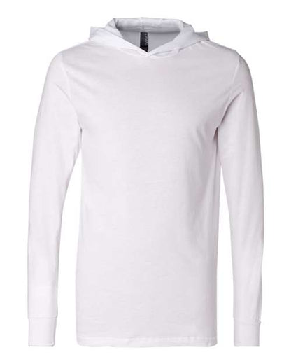 Unisex Jersey Hooded Long Sleeve Tee