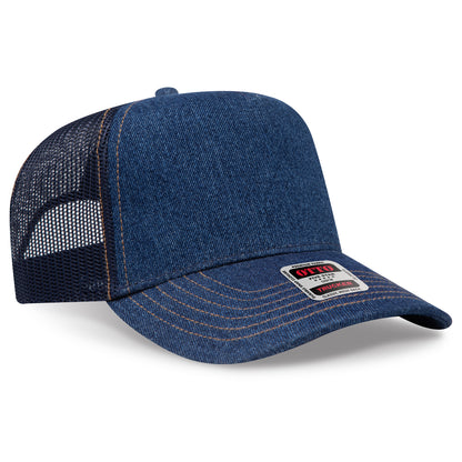 OTTO CAP® 5 Panel Mid Profile Mesh Back Trucker Hat