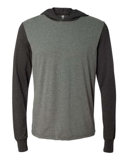 Unisex Jersey Hooded Long Sleeve Tee