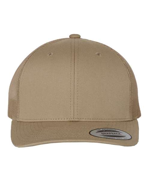 YP Classics Retro Trucker Cap - Khaki