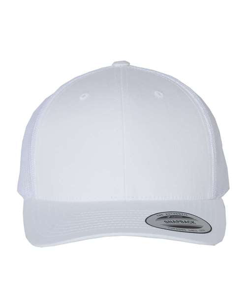 YP Classics Retro Trucker Cap - White