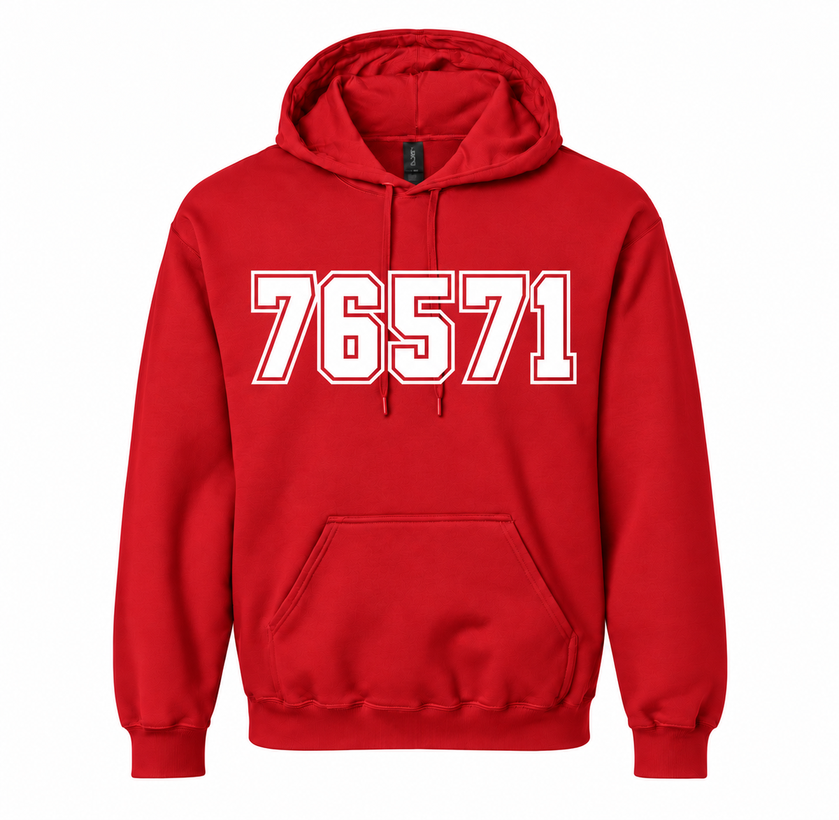 Salado Eagles 76571 ZIP Code Hoodie - Red / White
