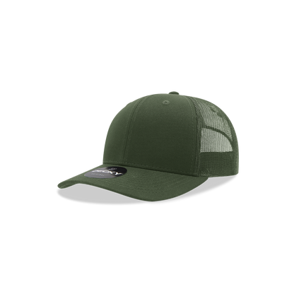 Youth 6 Panel Mid Profile Structured Cotton Trucker