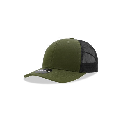 Youth 6 Panel Mid Profile Structured Cotton Trucker