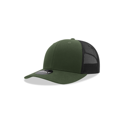 Youth 6 Panel Mid Profile Structured Cotton Trucker