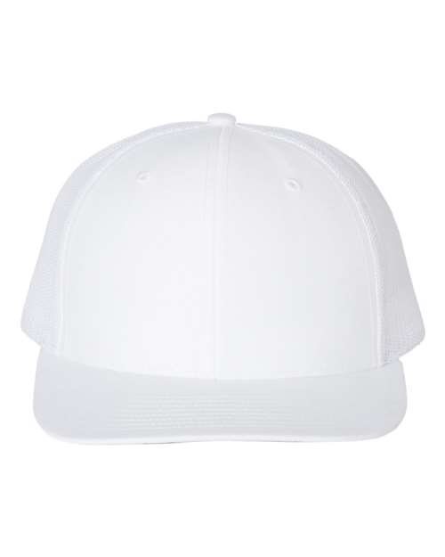 Richardson 112 Snapback Trucker Cap - White