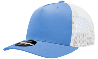 5 Panel Mid Profile Structured Cotton Blend Trucker
