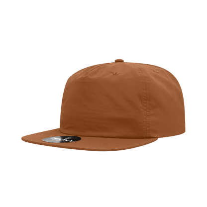 5 Panel High Profile Relaxed Nylon Surf Hat