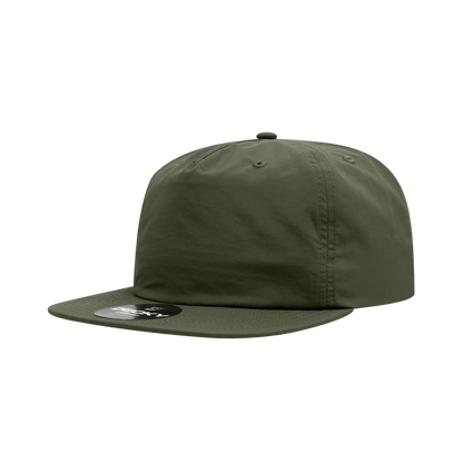5 Panel High Profile Relaxed Nylon Surf Hat