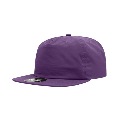 5 Panel High Profile Relaxed Nylon Surf Hat
