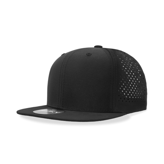 6 Panel High Profile Structured Perforated Performance Snapback