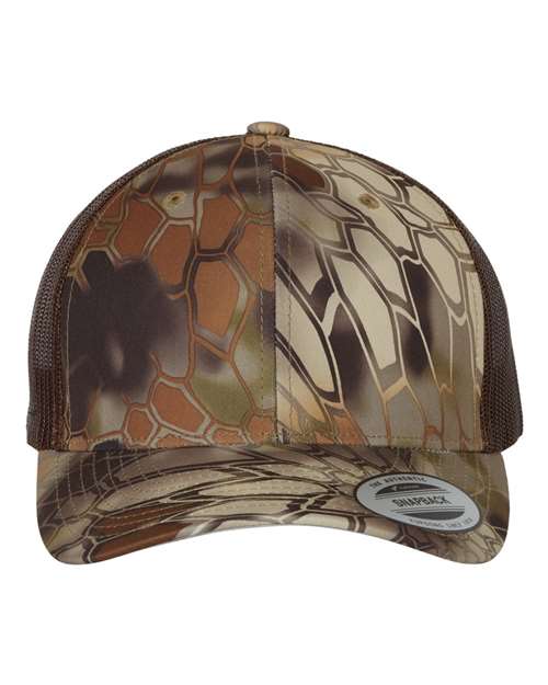 YP Classics Retro Trucker Cap - Kryptek Highlander