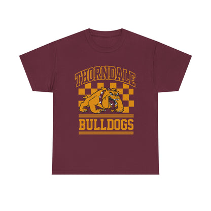 Thorndale Bulldogs Adult T-Shirt — Vintage Mascot School Spirit Tee