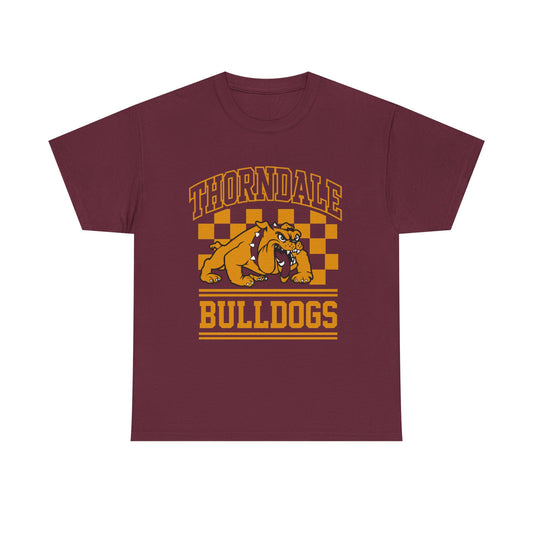 Thorndale Bulldogs Adult T-Shirt — Vintage Mascot School Spirit Tee